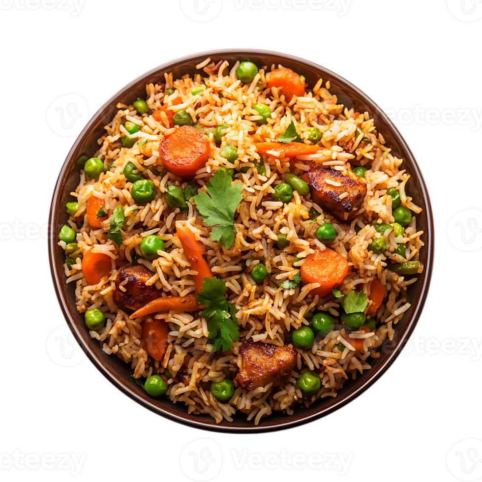 Delicious vegetarian biryani and parathas from Ghar ka Khana